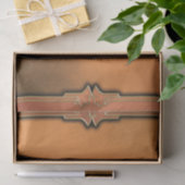 De gevleugelde schedel. tissuepapier (Geschenk)