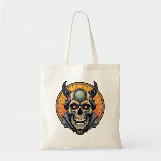 De gevleugelde schedel. tote bag (Voorkant)