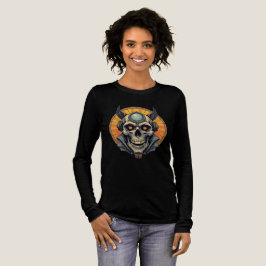 De gevleugelde schedel. Tri-Blend shirt