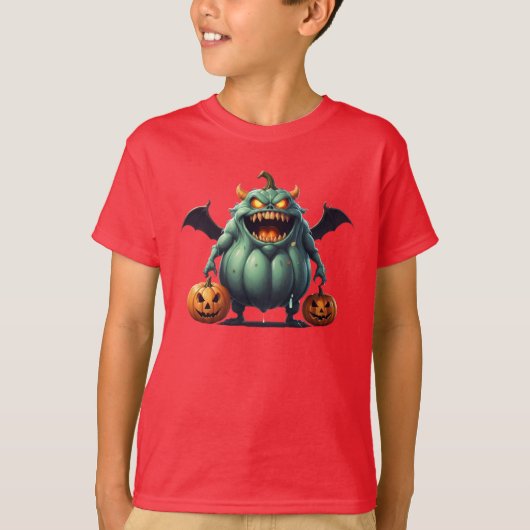 De gevleugelde terreur van Halloween T-shirt (Voorkant)