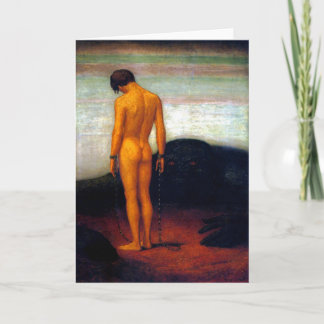 De gevoelens van afhankelijkheid Fijne Kunst Wensk Kaart