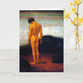 De gevoelens van afhankelijkheid Fijne Kunst Wensk Kaart (Gele Bloem)