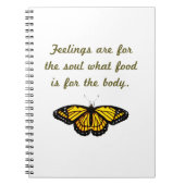 De gevoelens zijn voor de soep notitieboek (Voorkant)