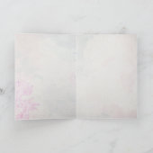 De gevoelige Groet van de Schoonheid Kaart (Binnen)