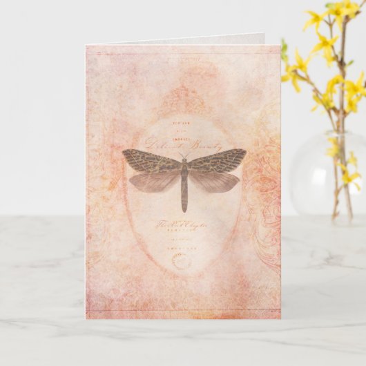 De gevoelige Groet van de Schoonheid Kaart (Gele Bloem)