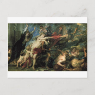 De gevolgen van de oorlog door Peter Paul Rubens Briefkaart