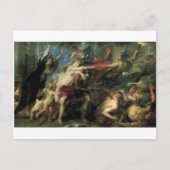 De gevolgen van de oorlog door Peter Paul Rubens Briefkaart (Voorkant)