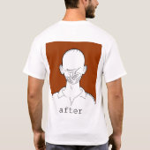 De gevolgen van het surrealisme t-shirt (Achterkant)