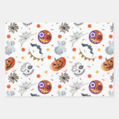 DE GEVONDEN NACHT-HALLOEEN INPAKPAPIER VEL (Voorkant)