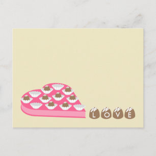 De Gevormde Doos van Valentijn Hart van het Snoep Feestdagenkaart