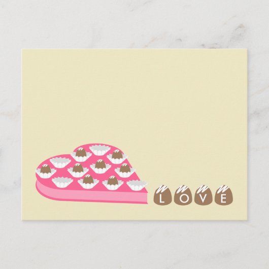 De Gevormde Doos van Valentijn Hart van het Snoep Feestdagenkaart (Voorkant)