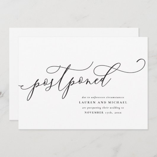 De gevouwen Uitstel van het Manuscript Verandert d Kaart (Voorkant / Achterkant)