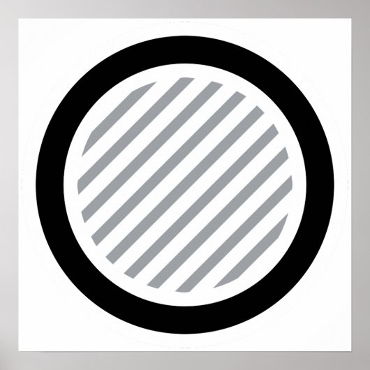 De gevulde primaire – Geometrische expressie Poster (Voorkant)