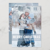 De gewaagde Moderne Vrolijke Kaart van de Foto van (Voorkant / Achterkant)