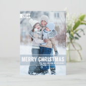 De gewaagde Moderne Vrolijke Kaart van de Foto van (Staand voorkant)