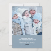 De gewaagde Moderne Vrolijke Kaart van de Foto van (Achterkant)