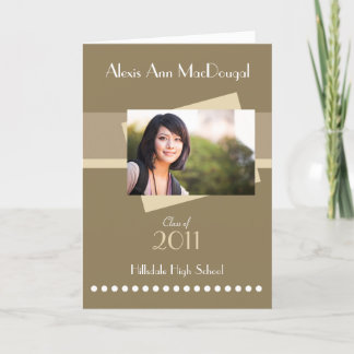 De gewaagde Streep Gevouwen Uitnodiging van