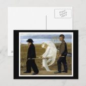 De Gewakte Engel Briefkaart (Voorkant / Achterkant)