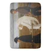 De Gewakte Engel (door Hugo Simberg) Badmat (Voorkant Verticaal)