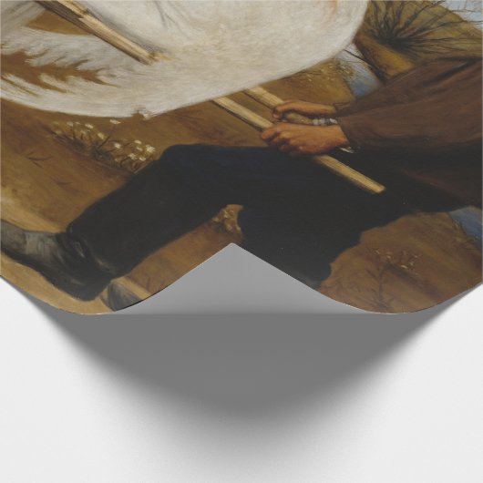 De Gewakte Engel (door Hugo Simberg) Cadeaupapier (Hoek)