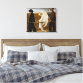De Gewakte Engel (door Hugo Simberg) Canvas Afdruk (Insitu (Slaapkamer))