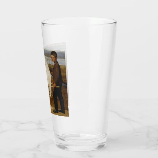 De Gewakte Engel (door Hugo Simberg) Glas (Links)