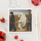 De Gewakte Engel (door Hugo Simberg) Servet (Insitu)