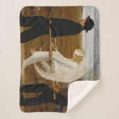 De Gewakte Engel (door Hugo Simberg) Sherpa Deken (Voorkant)