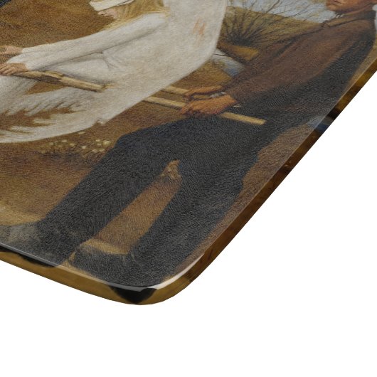 De Gewakte Engel (door Hugo Simberg) Snijplank (Hoek)