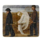 De Gewakte Engel (door Hugo Simberg) Snijplank (Voorkant)