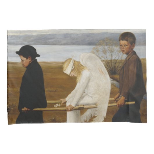 De Gewakte Engel Kussensloop (Voorkant-Rechts)