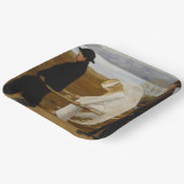 De Gewakte Engel Papieren Bordje (Gebogen)