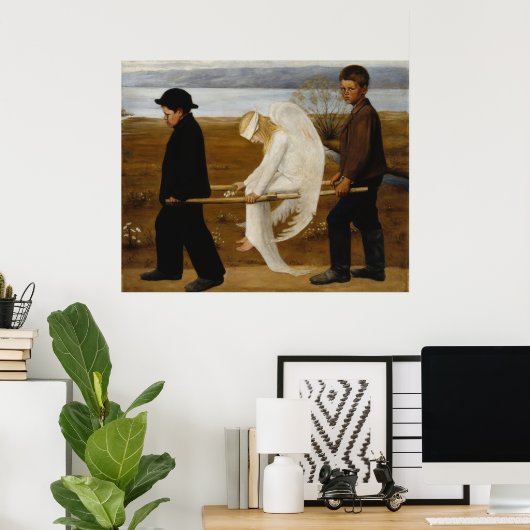 De Gewakte Engel Poster (Thuiskantoor)