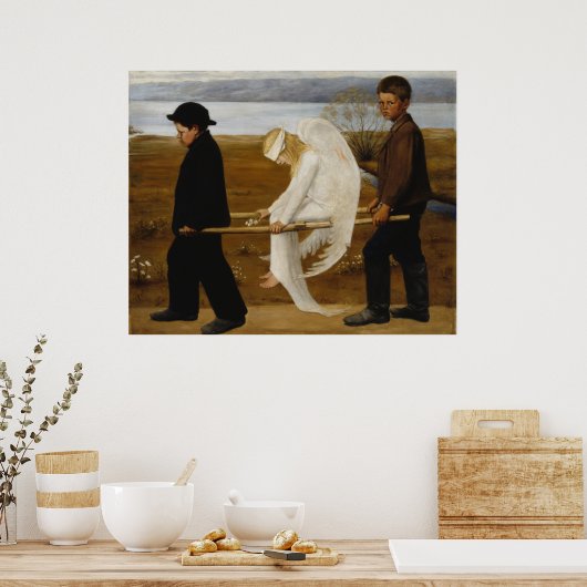 De Gewakte Engel Poster (Keuken)