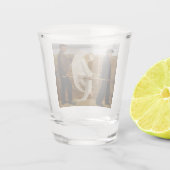 De Gewakte Engel Shot Glas (Achterkant)