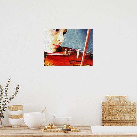 De gewelddadige student poster (Keuken)