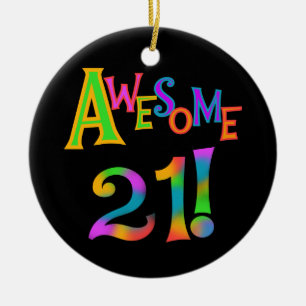 De geweldige 21 T-shirts en de Giften van de Keramisch Ornament