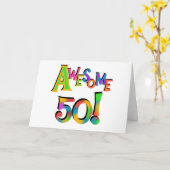 De geweldige 50 T-shirts en de Giften van de Kaart (Gele Bloem)