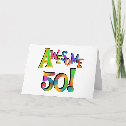 De geweldige 50 T-shirts en de Giften van de Kaart (Voorkant)