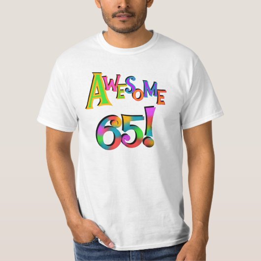 De geweldige 65 T-shirts en de Giften van de (Voorkant)