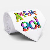 De geweldige 90 T-shirts en Gifs van de Verjaardag Stropdas (Opgerold)
