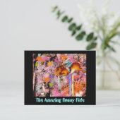 De geweldige Bunny Ride Briefkaart (Staand voorkant)