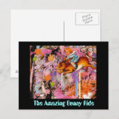 De geweldige Bunny Ride Briefkaart (Voorkant / Achterkant)