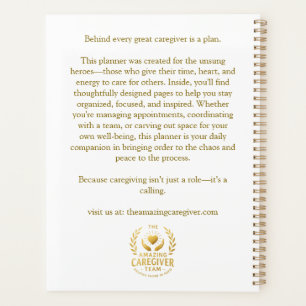 De geweldige Caregiver Planner