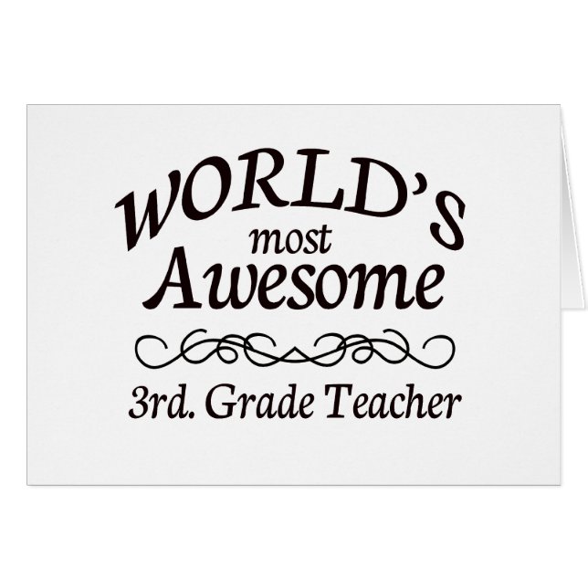 De Geweldige derde wereld. Grade Teacher (Voorkant Horizontaal)