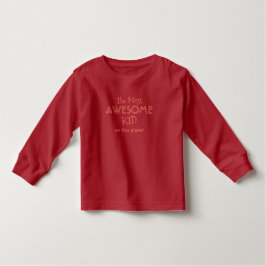 De Geweldige (douanetekst) kleding Kinder Shirts