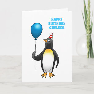 De geweldige feestpinguïn kaart