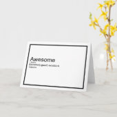 De geweldige Kaart van de Nota van de Definitie (Gele Bloem)