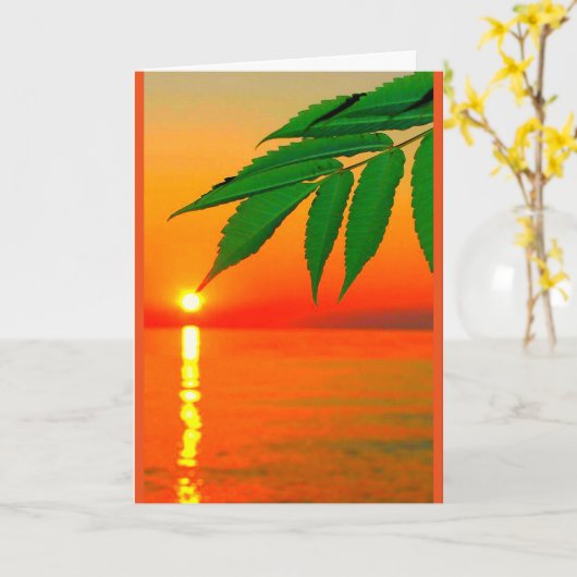 De geweldige Kaart van de Verjaardag van de Zon (Gele Bloem)