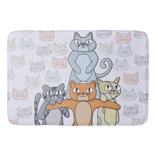 De Geweldige Katten Badmat (Voorkant)